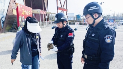 盐城边检民警成功救助国家二级保护动物长耳鸮